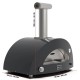 Moderno Hout Pizza Oven 2 Pizze Grijs 70x50 cm - Alfa Pizza