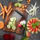 Riffl Coupe Frites / Légumes Lame Ondulée en Inox 9,5 cm - Gefu