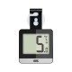 Thermomètre Digital pour Réfrigérateur et Congélateur Noir 9,5 x 6 cm - ADE