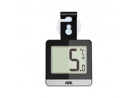 Thermomètre Digital pour Réfrigérateur et Congélateur Noir 9,5 x 6 cm - ADE