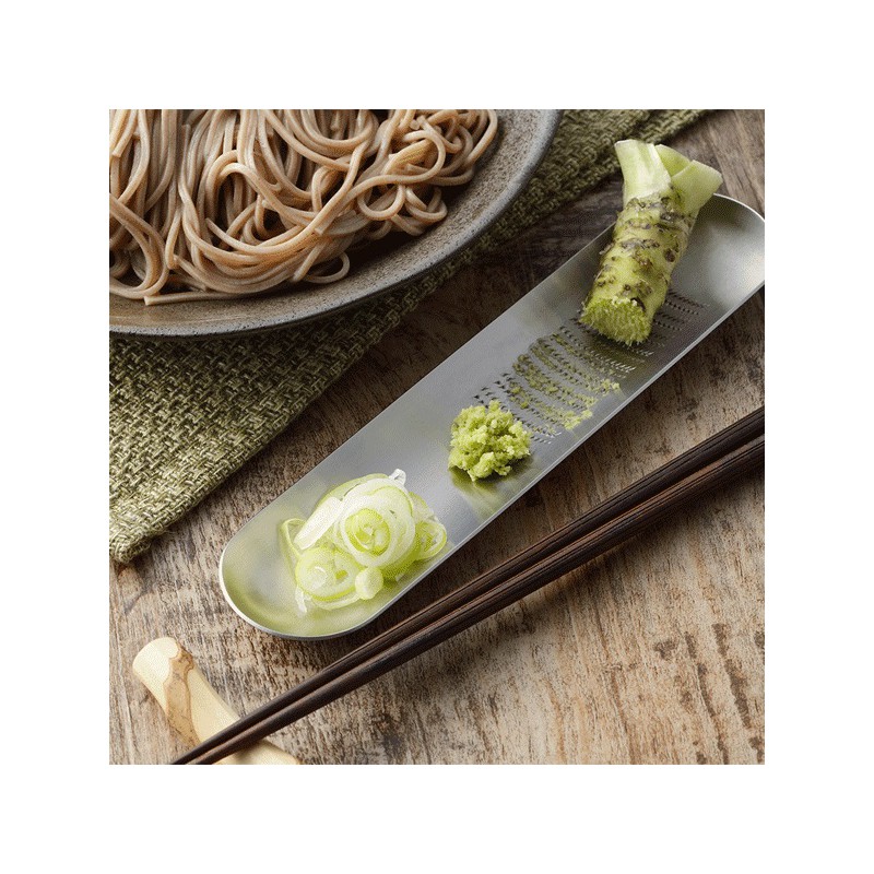 EatoCo Oros Râpe Japonaise Fine en Inox S 12x5 cm - Yoshikawa