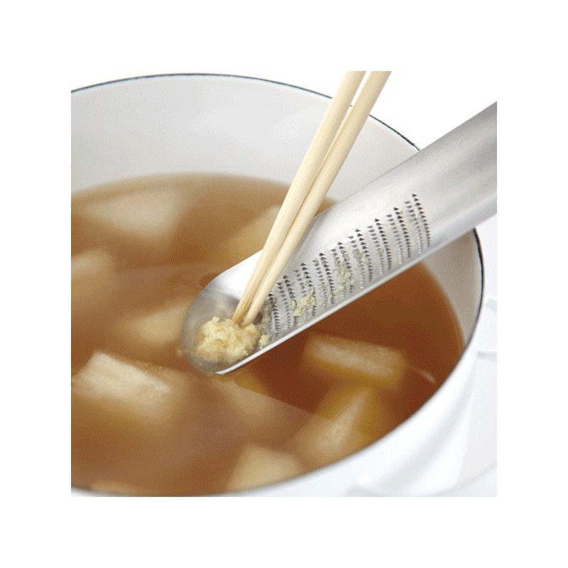 EatoCo Oros Râpe Japonaise Fine en Inox S 12x5 cm - Yoshikawa