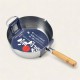 Yukihira Casserole/Poelon Inox Martelé avec Bec Verseur 24 cm 2,4L - Yoshikawa