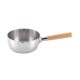 Yukihira Casserole/Poelon Inox Martelé avec Bec Verseur 16 cm 1L - Yoshikawa