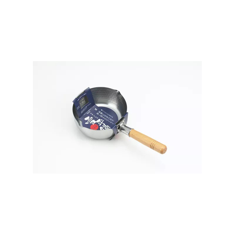 Yukihira Casserole/Poelon Inox Martelé avec Bec Verseur 16 cm 1L - Yoshikawa