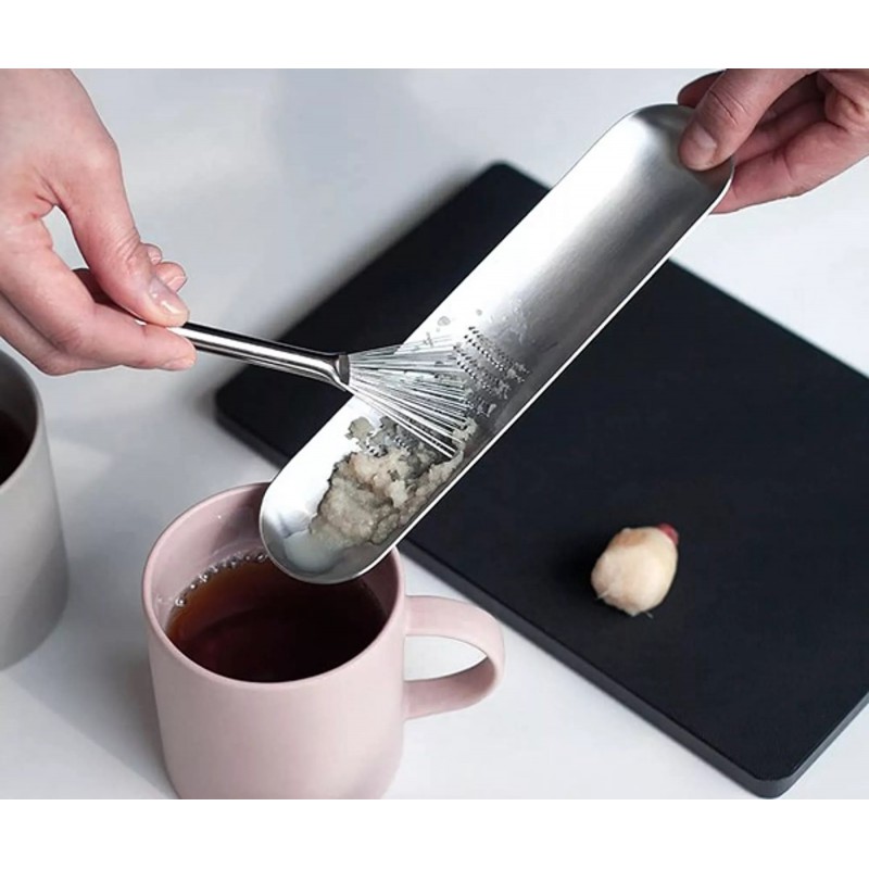 EatoCo Hake Brosse Nettoyage pour Râpe Japonaise Inox 14 cm - Yoshikawa