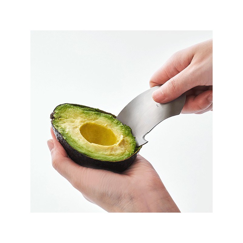 EatoCo Muku Eplucheur Coupe Avocat Inox - Yoshikawa