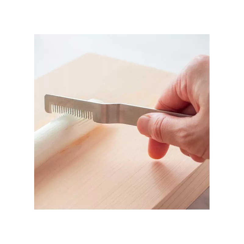 EatoCo Saku Couteau à Julienne Poireaux Inox 16 cm - Yoshikawa