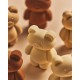Moule en Silicone Ourson Teddy Bear 68 79mm 8x68 ml - Silikomart Professional