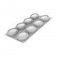 Kit 2 Moules en Silicone Macaron 110 65 mm 8x110 ml - Silikomart Professional