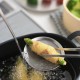 Aikata Fijne RVS schuimspaan voor tempura en Japans frituren 27 cm - Yoshikawa