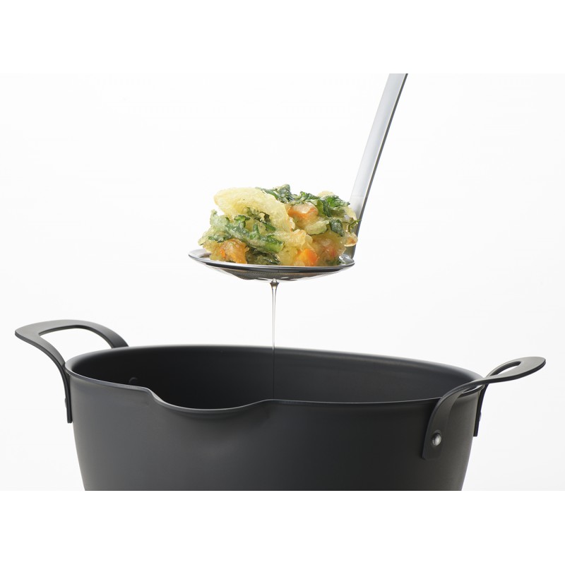 Aikata Ecumoire Fine Inox à Tempura et à Friture Japonaise 27 cm - Yoshikawa