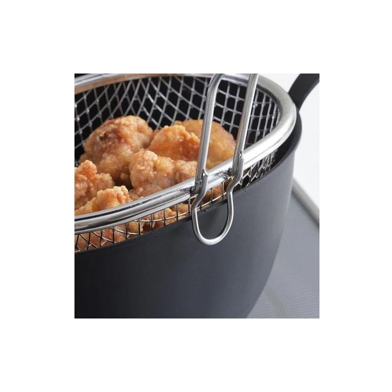 Aikata Panier à Friture Inox pour Marmite à Tempura et à Frire - Yoshikawa