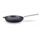 Stark Poêle en Fonte d'Acier Naturelle Non émaillée 28 cm avec Contre-poignée -S - Beka Cookware