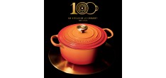 Signature Ronde Gietijzeren Stoofpot 4,2 L Flamme Dorée Gelimiteerde Editie 24cm