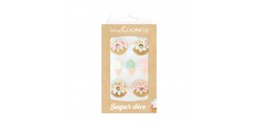 Décors Comestibles Sucrés Donuts et Glaces 7 pcs