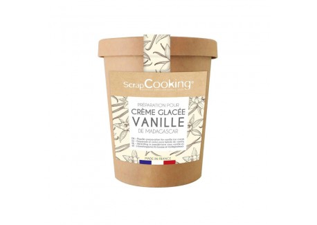 Bereiding voor Zelfgemaakte Madagascar Vanille-ijs 145g - Scrapcooking
