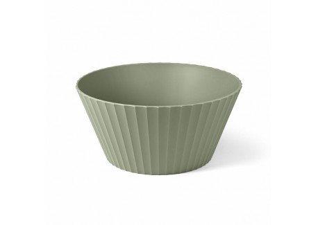 Paestum Nettuno Saladier Large 25x12 cm Vert Thym  - Blim Plus