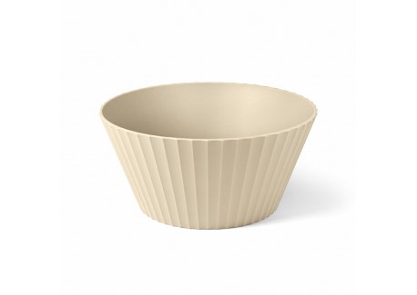 Paestum Nettuno Saladier Large 25x12 cm Beige Sable  - Blim Plus