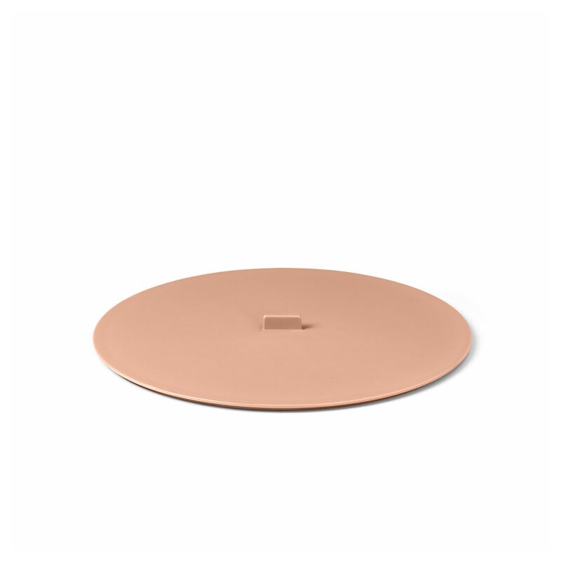 Paestum Coperchio Couvercle pour Saladier Large 25 cm Rose Terracotta - Blim Plus