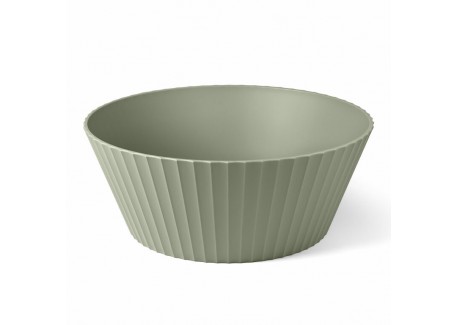 Paestum Nettuno XLarge saladekom 30x12 cm Groene tijm - Blim Plus