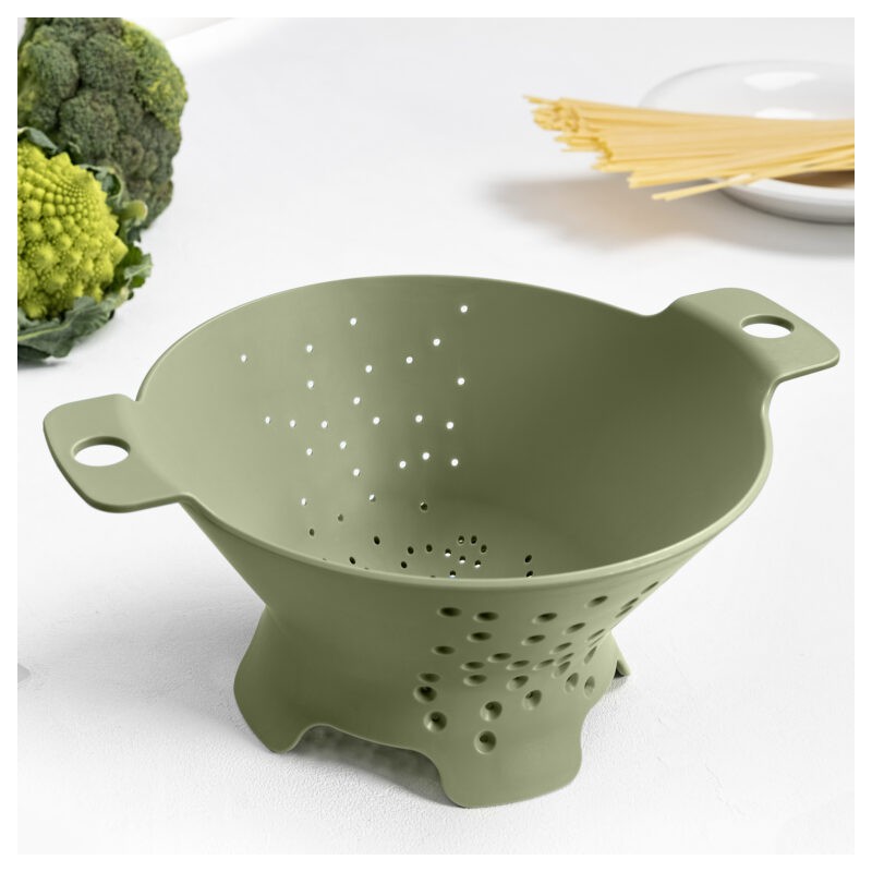 Cosmo Passoire sur Pieds 35x25 Vert Thym - Blim Plus