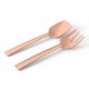Paestum Posate Couverts à Salade 29 cm Rose Terracotta  - Blim Plus