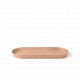 Paestum Minerva Plateau à Servir avec Bords Medium 37x15 cm Rose Terracotta  - Blim Plus