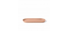 Paestum Minerva Plateau à Servir avec Bords Medium 37x15 cm Rose Terracotta 