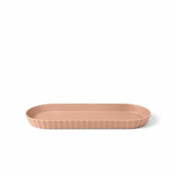 Paestum Minerva Plateau à Servir avec Bords Medium 37x15 cm Rose Terracotta  - Blim Plus Paestum Minerva Plateau à Servir avec Bords Medium 37x15 cm Rose Terracotta  - Blim Plus