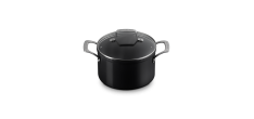 Essentiel Casserole Faitout Antiadhésif Céramique 20 cm 3,8L Couvercle Verre
