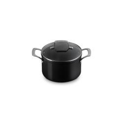 Essentiel Casserole Faitout Antiadhésif Céramique 20 cm 3,8L Couvercle Verre 