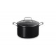 Essentiel Casserole Faitout Antiadhésif Céramique 24 cm 6L Couvercle Verre - Le Creuset