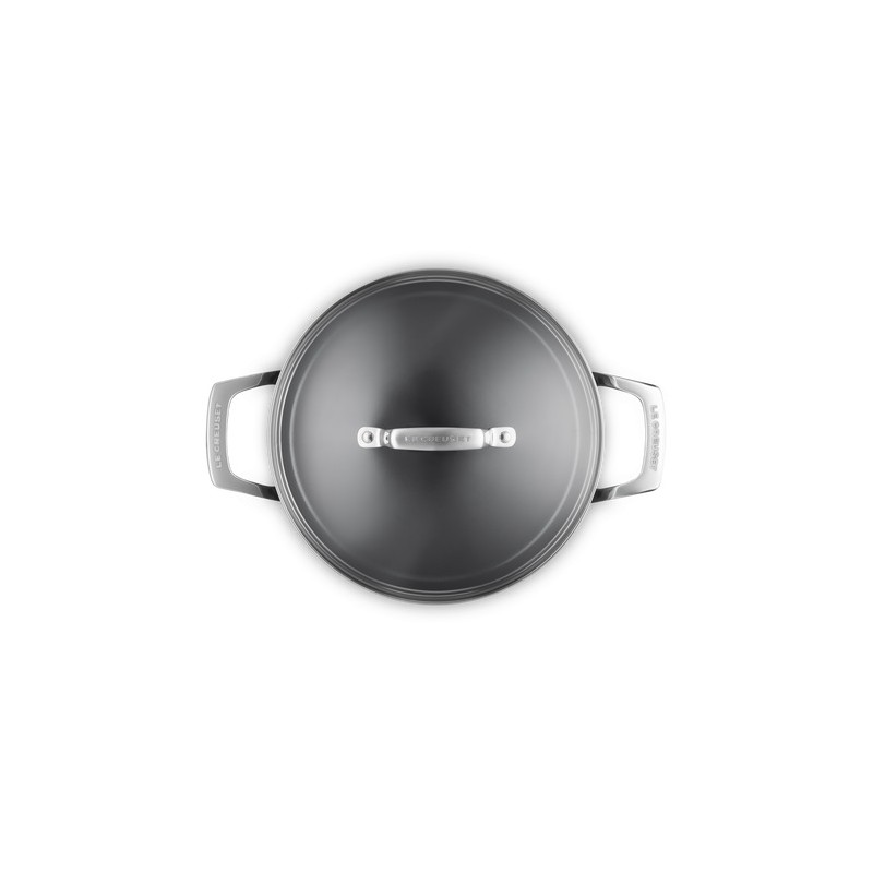 Essentiel Casserole Faitout Antiadhésif Céramique 24 cm 6L Couvercle Verre - Le Creuset