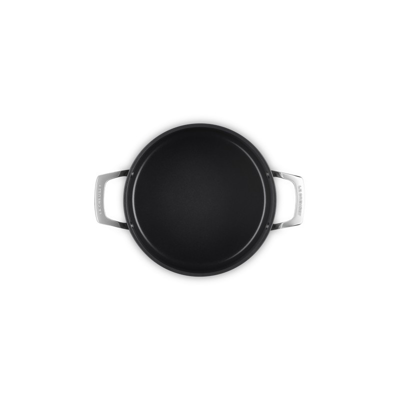 Essentiel Casserole Faitout Antiadhésif Céramique 24 cm 6L Couvercle Verre - Le Creuset