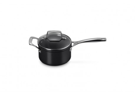 Essentiel Poêlon Antiadhésif Céramique 16 cm 1,9 L Couvercle Verre - Le Creuset