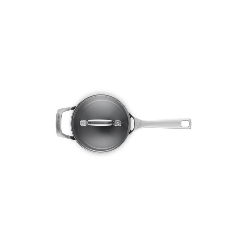 Essentiel Poêlon Antiadhésif Céramique 16 cm 1,9 L Couvercle Verre - Le Creuset