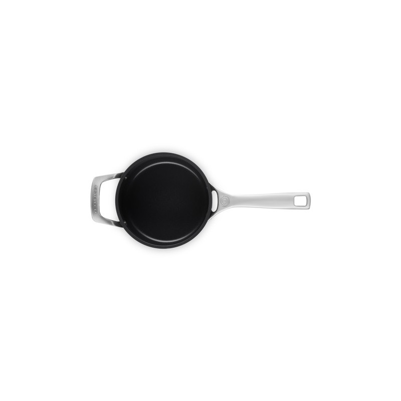 Essentiel Poêlon Antiadhésif Céramique 16 cm 1,9 L Couvercle Verre - Le Creuset