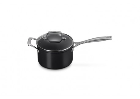 Essentiel Poêlon Antiadhésif Céramique 18 cm 2,8 L Couvercle Verre - Le Creuset