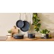 Essentiel Poêlon Antiadhésif Céramique 18 cm 2,8 L Couvercle Verre - Le Creuset