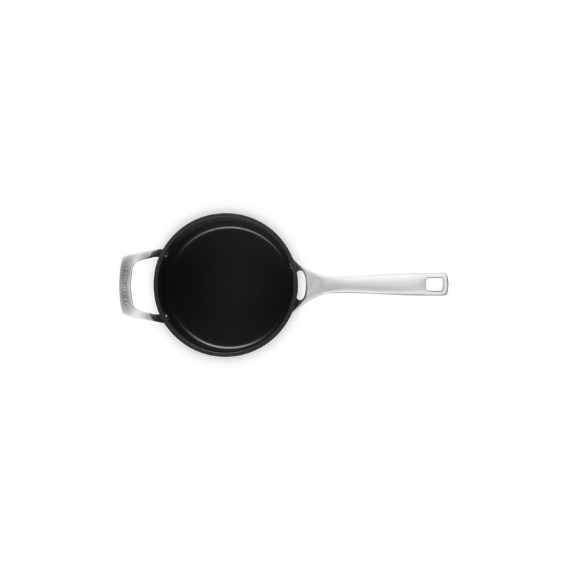 Essentiel Poêlon Antiadhésif Céramique 18 cm 2,8 L Couvercle Verre - Le Creuset