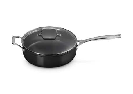 Essentiel Sauteuse Antiadhésive Céramique 26 cm 4 L Couvercle Verre - Le Creuset
