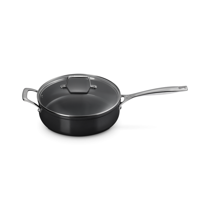 Essentiel Sauteuse Antiadhésive Céramique 26 cm 4 L Couvercle Verre - Le Creuset