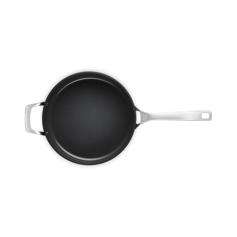 Essentiel Sauteuse Antiadhésive Céramique 26 cm 4 L Couvercle Verre - Le Creuset