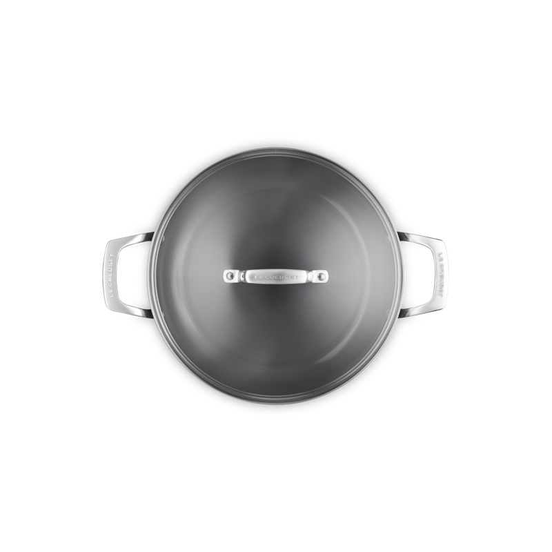 Essentiel Sauteuse Provençale Antiadhésive Céramique 28 cm 3,2L Couvercle - Le Creuset