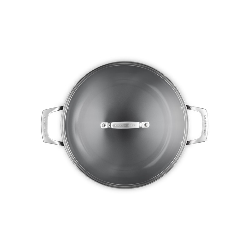 Essentiel Sauteuse Provençale Antiadhésive Céramique 30 cm 3,7L Couvercle - Le Creuset