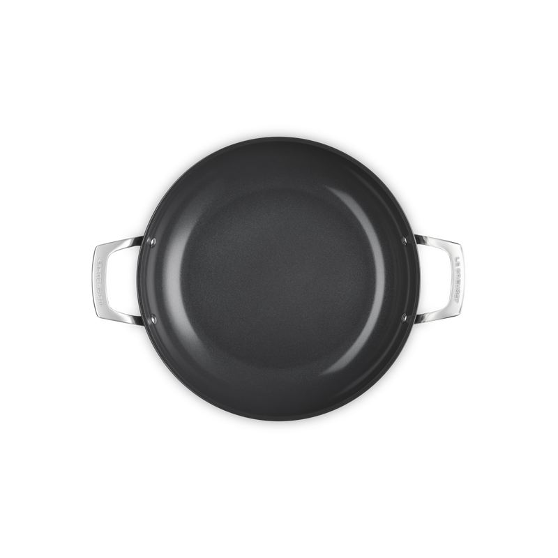 Essentiel Sauteuse Provençale Antiadhésive Céramique 30 cm 3,7L Couvercle - Le Creuset