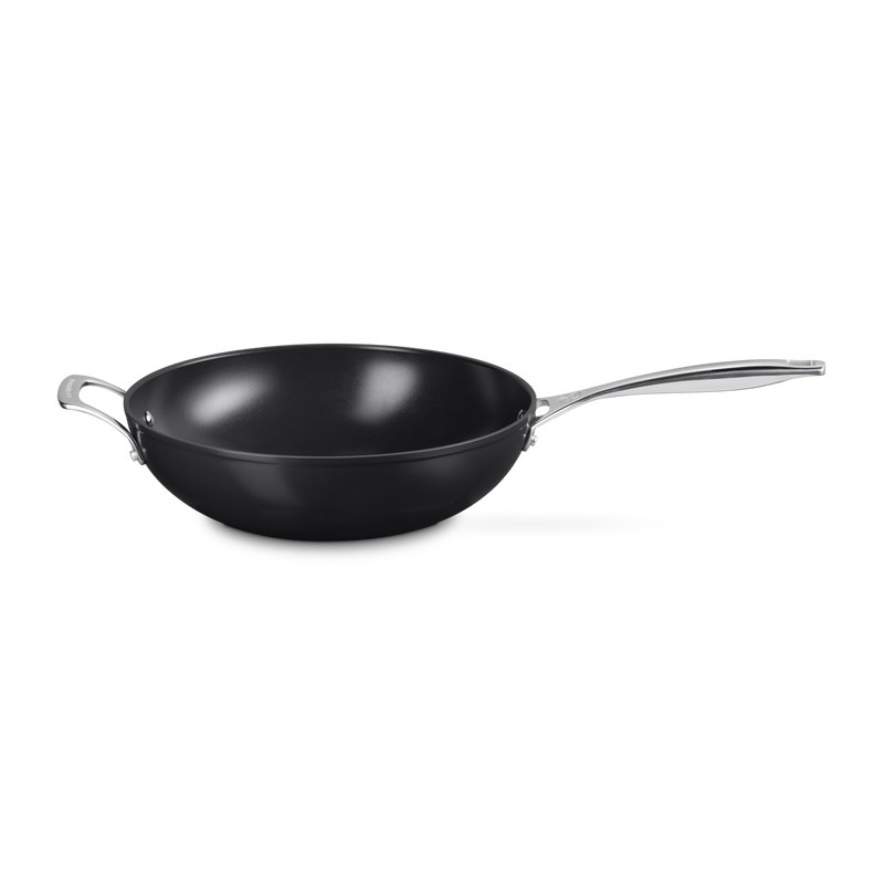 Essentiel Poêle Wok Antiadhésif Céramique 30 cm - Le Creuset