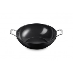 Essentiel Poêle Wok Antiadhésif Céramique 32 cm 6L - N- - Le Creuset Essentiel Poêle Wok Antiadhésif Céramique 32 cm 6L - N- - Le Creuset