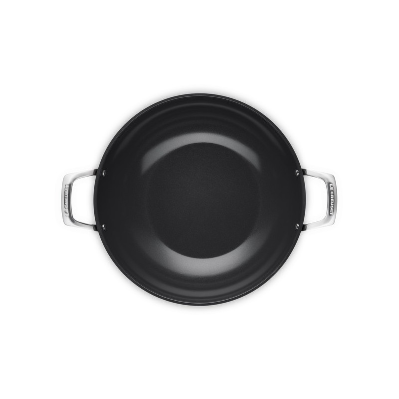 Essentiel Poêle Wok Antiadhésif Céramique 32 cm 6L - Le Creuset
